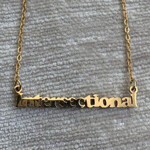 "Intersectional" Feminism Necklace